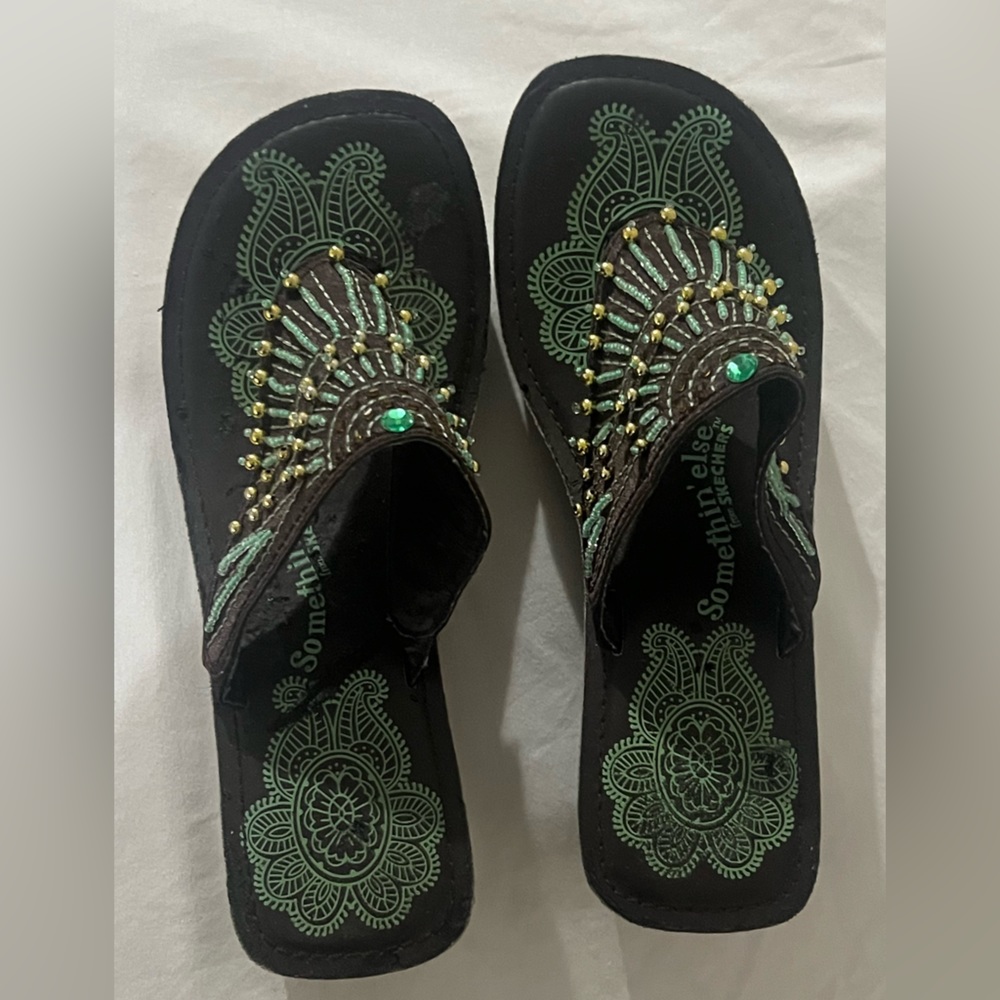 Something Else from Sketchers - Brown and teal Sandals - Women’s size 8 - New